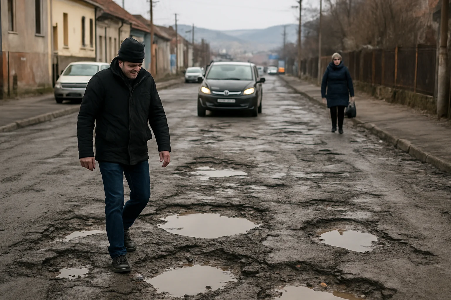 Situația actuală a infrastructurii rutiere din Deva la început de februarie 2026