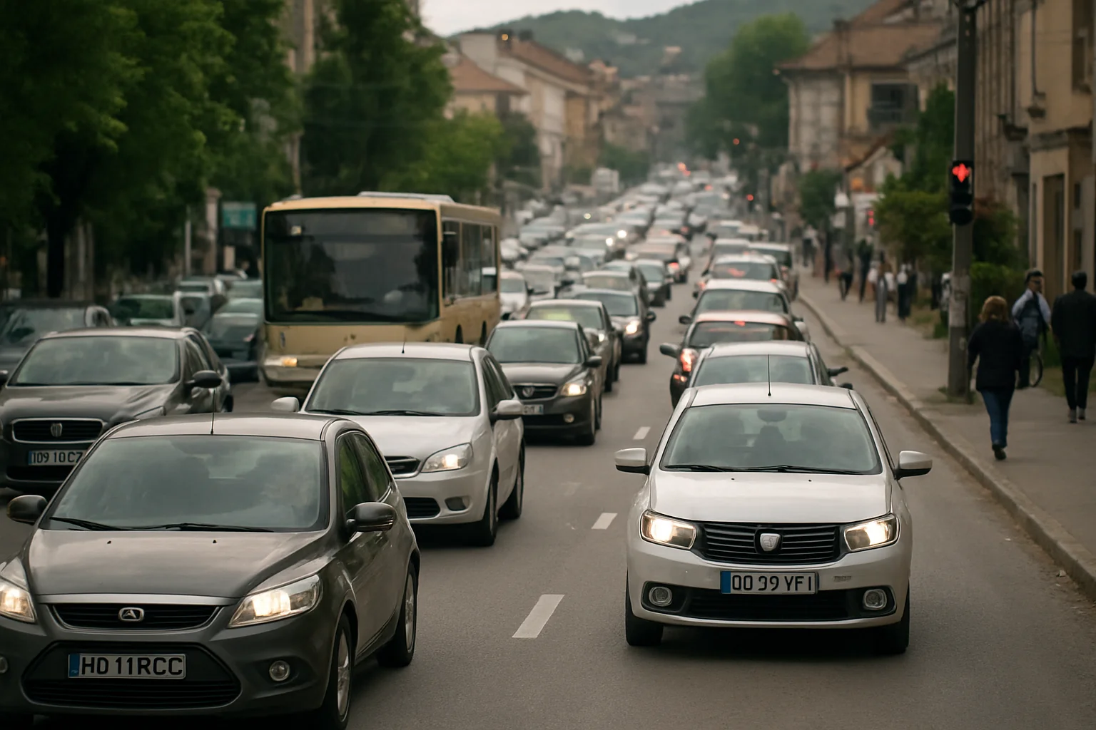 Situația traficului și aglomerația în Deva la început de mai 2026