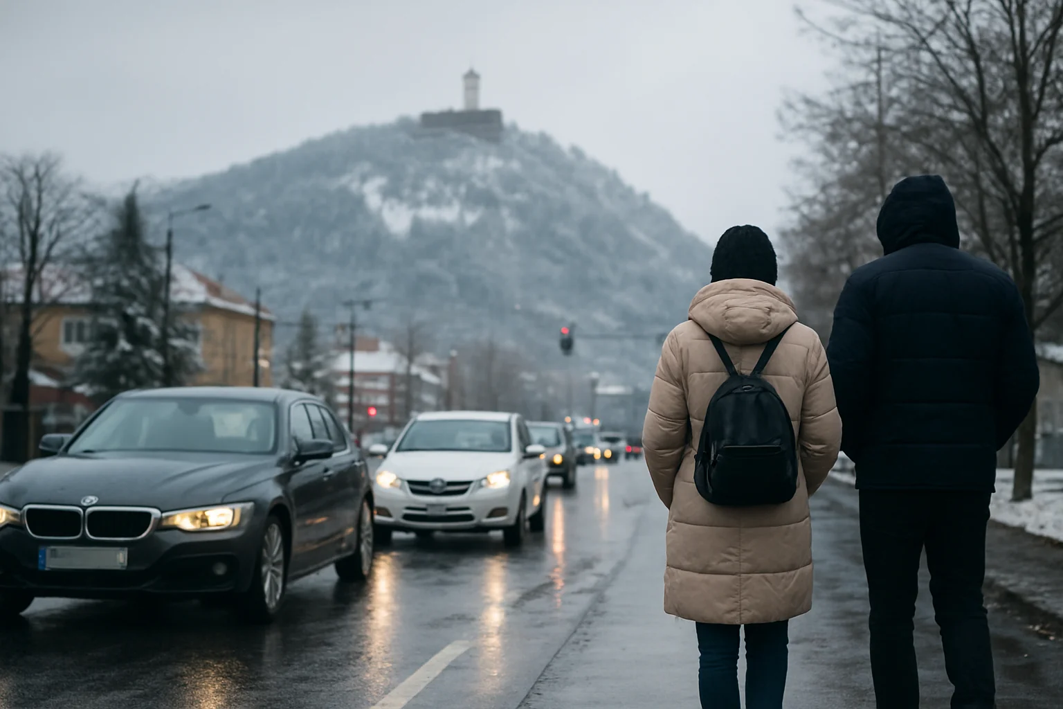 Situația traficului și condițiile meteo în Deva la final de an 2025