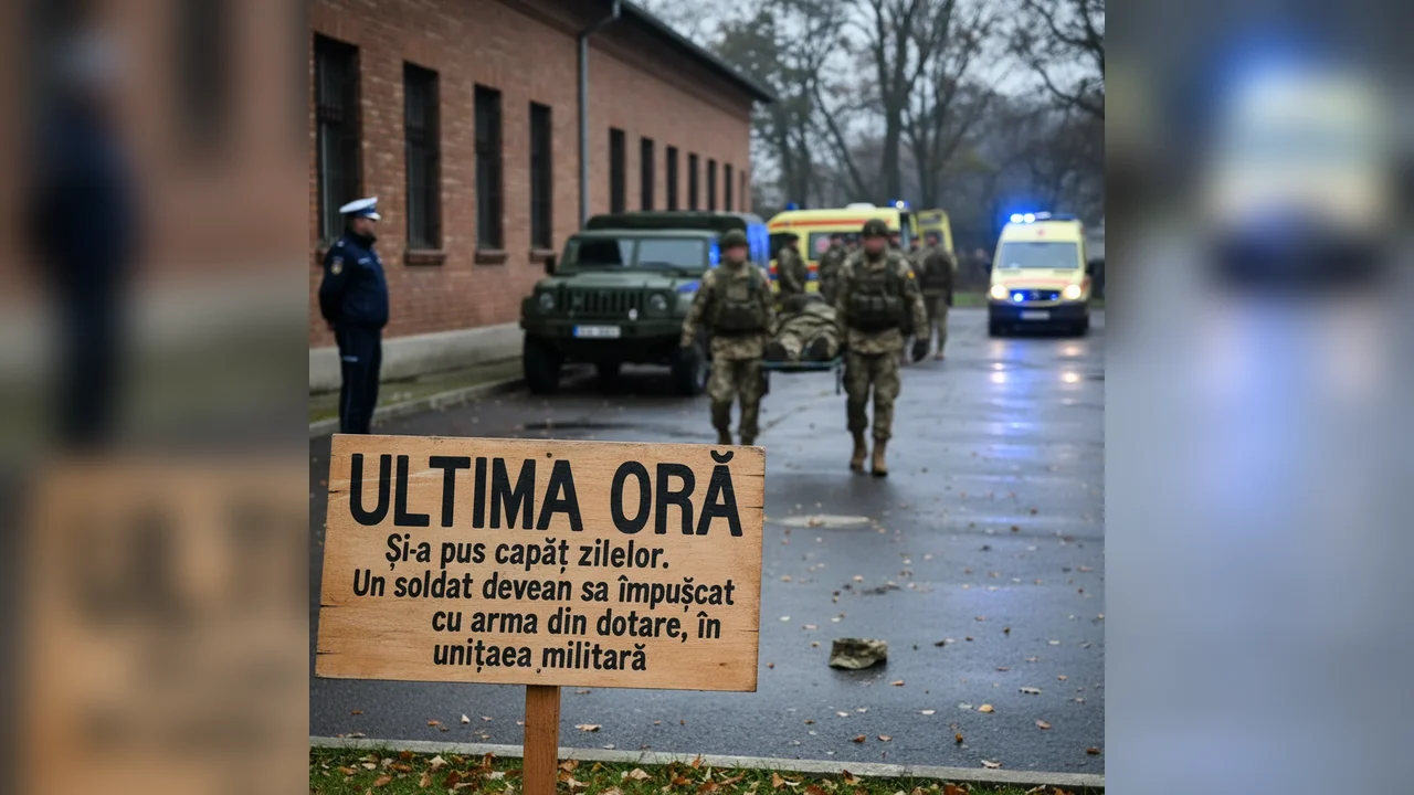 Soldat din unitatea militară s-a sinucis cu arma din dotare