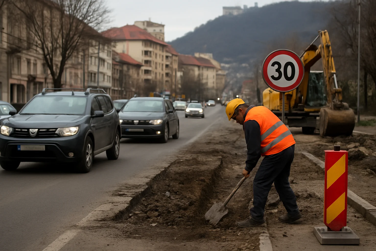 Starea actuală a traficului și lucrările edilitare în Deva – 25 martie 2026