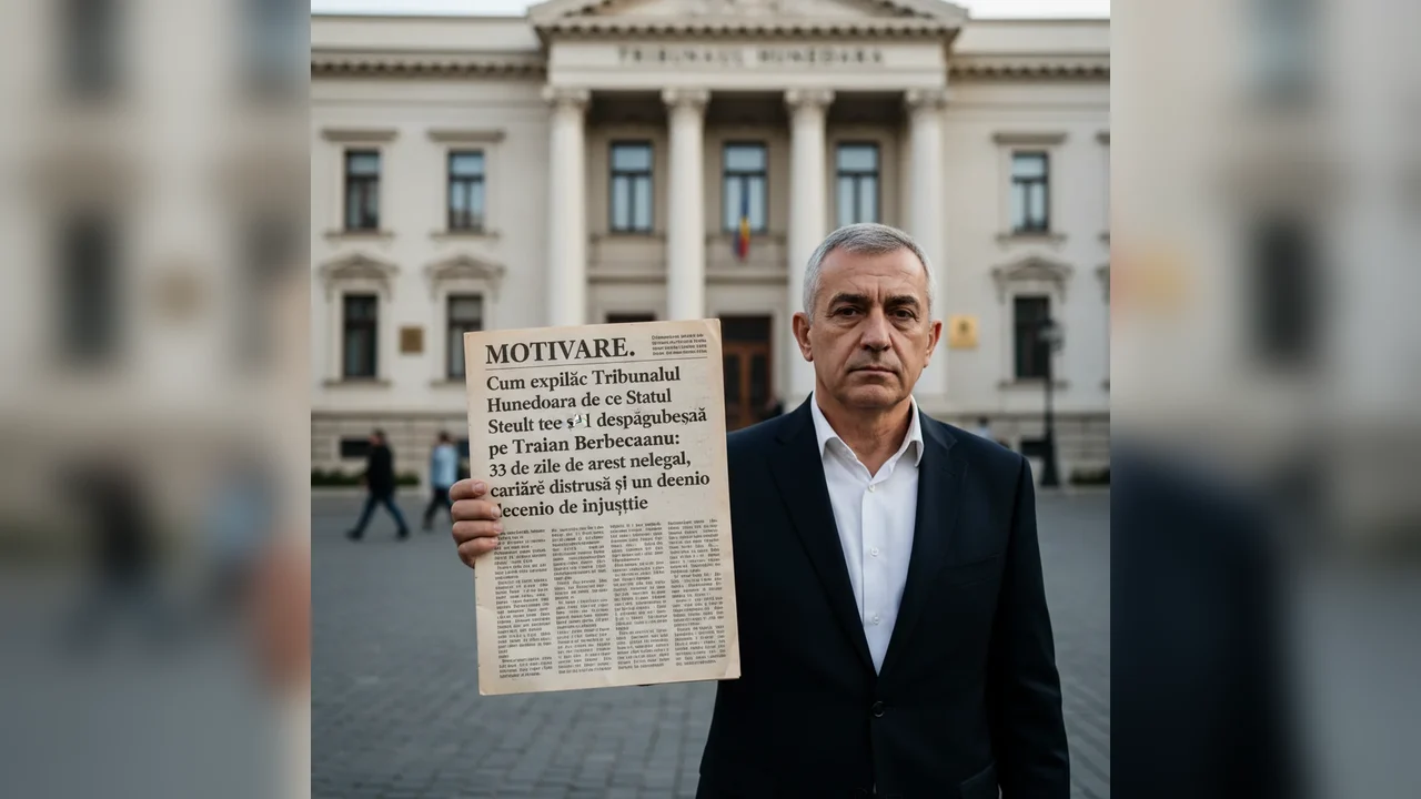 Statul trebuie să-l despăgubească pe Traian Berbeceanu pentru 33 de zile de arest nelegal și carieră distrusă
