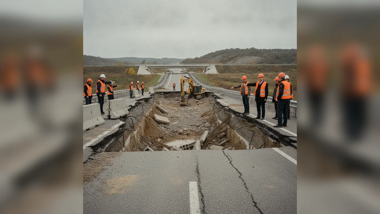 Surpare pe A10 Sebeș-Turda, la km 66: Restricții de trafic