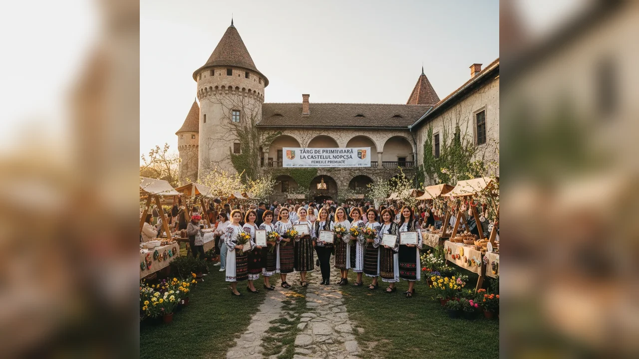 Târg de Primăvară la Castelul Nopcșa din Deva: Femei remarcabile premiate din fiecare comunitate