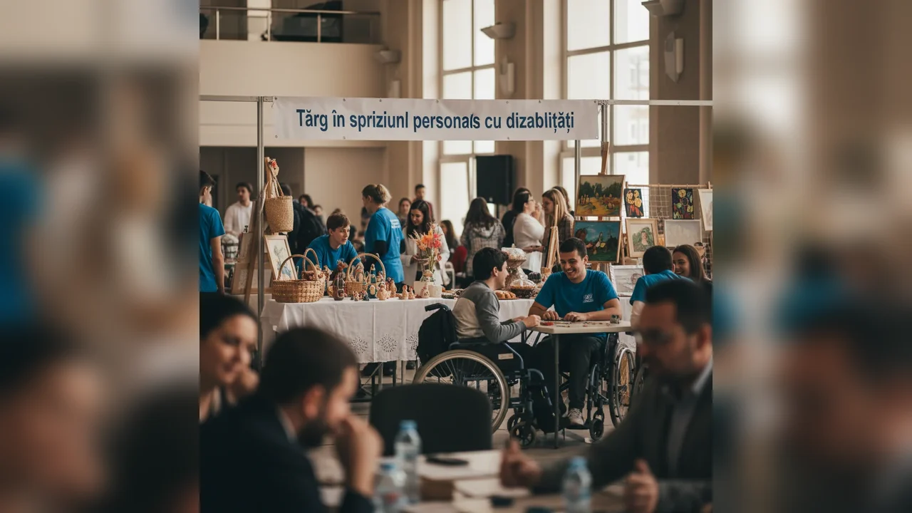 Târg de susținere pentru persoanele cu dizabilități la Universitatea de Vest din Timișoara