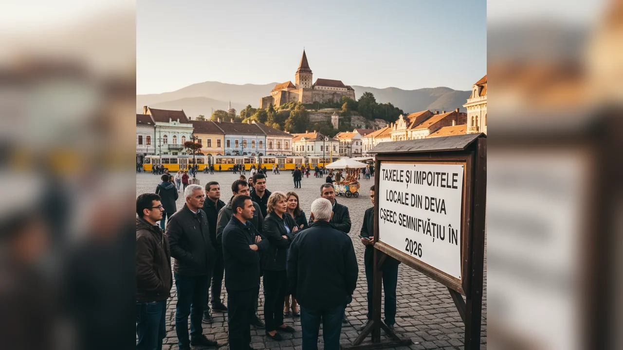 Taxele și impozitele locale aproape se dublează în 2026 la Deva, anunță primarul