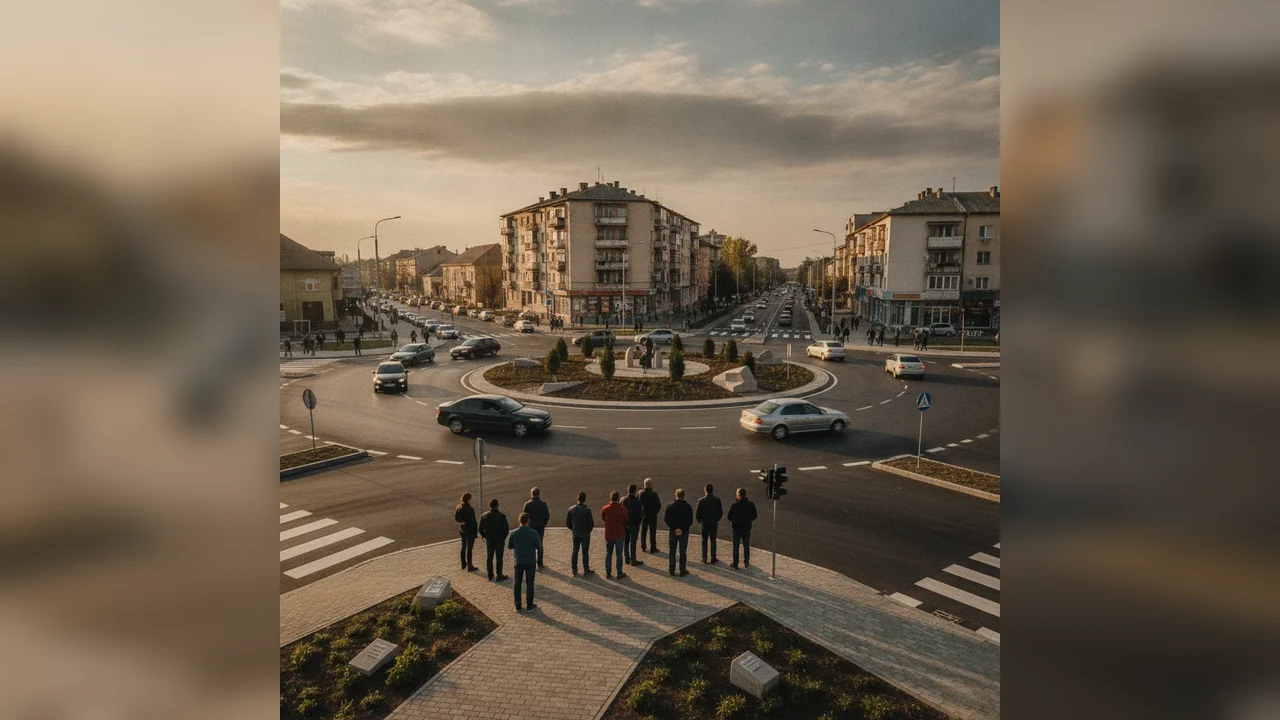 Trafic normalizat la sensul giratoriu Simeria