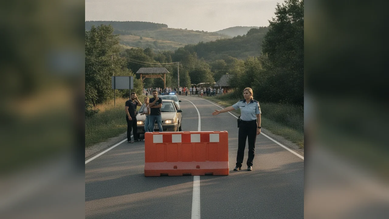 Trafic restricționat pe DC 42 spre Gelmar și Geoagiu Băi