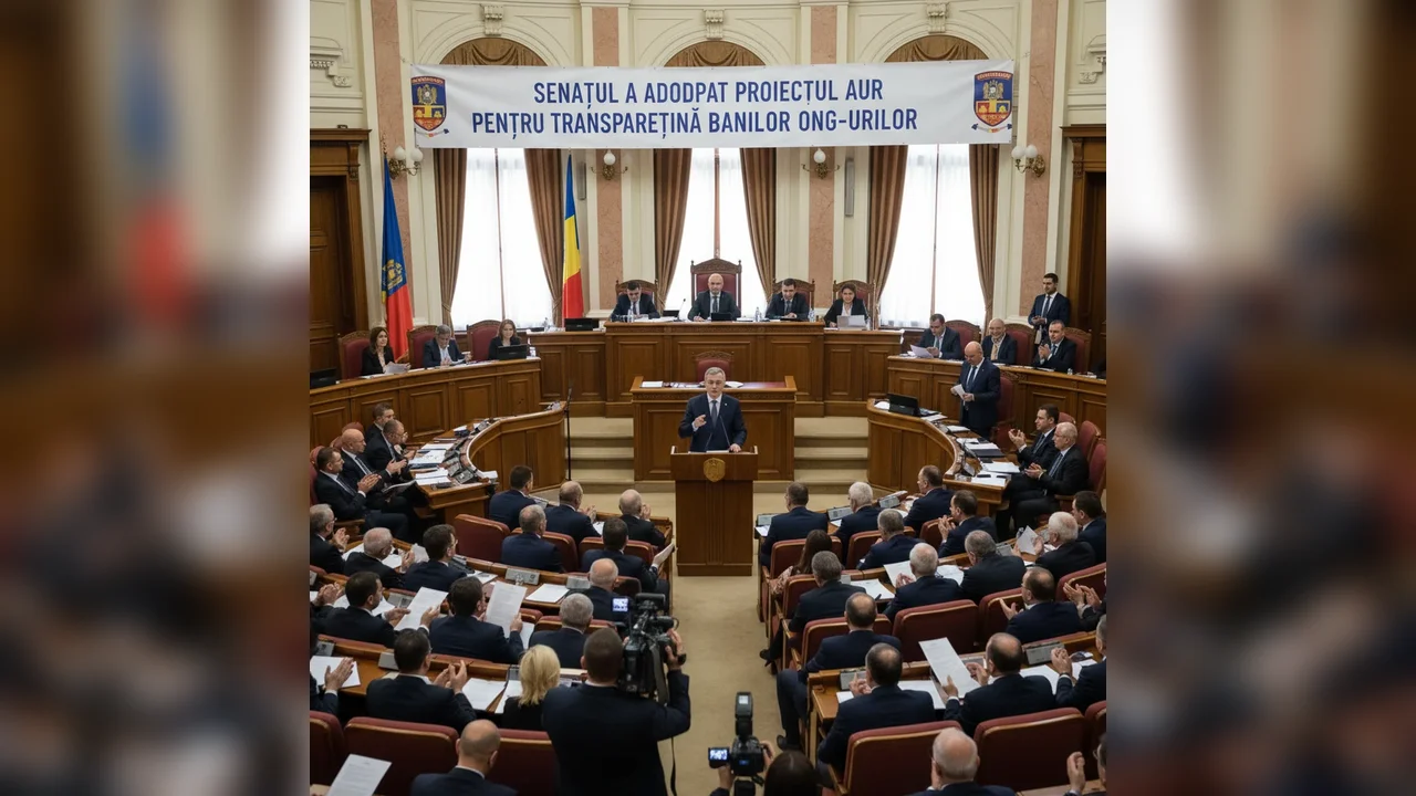 Transparența banilor ONG-urilor, adoptată de Senat cu AUR