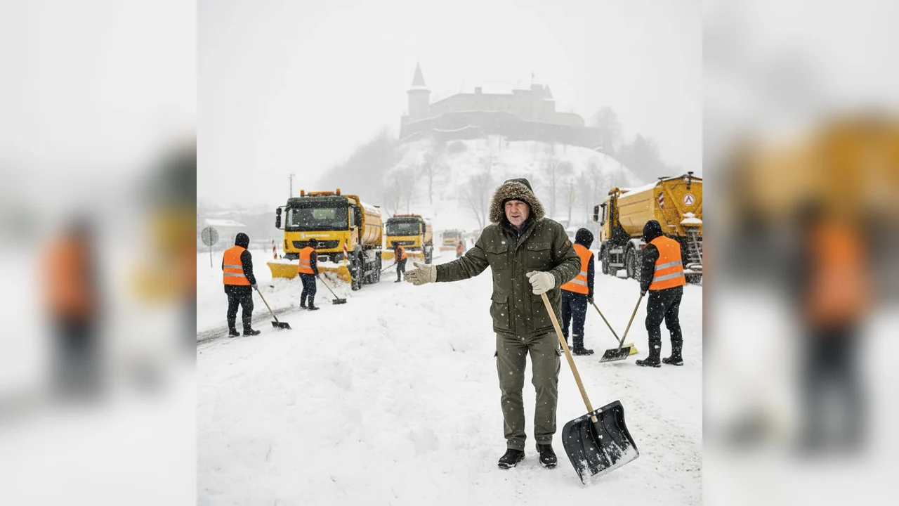 Viceprimarul din Teliucu Inferior se alătură acțiunilor de deszăpezire din Deva