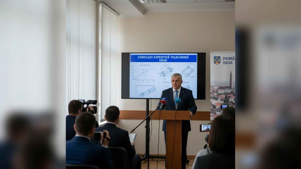 (Video) Primarul Devei prezintă concluziile primei expertize extrajudiciare la telecabină, care vor susține un nou proces împotriva firmei realizatoare a ascensorului