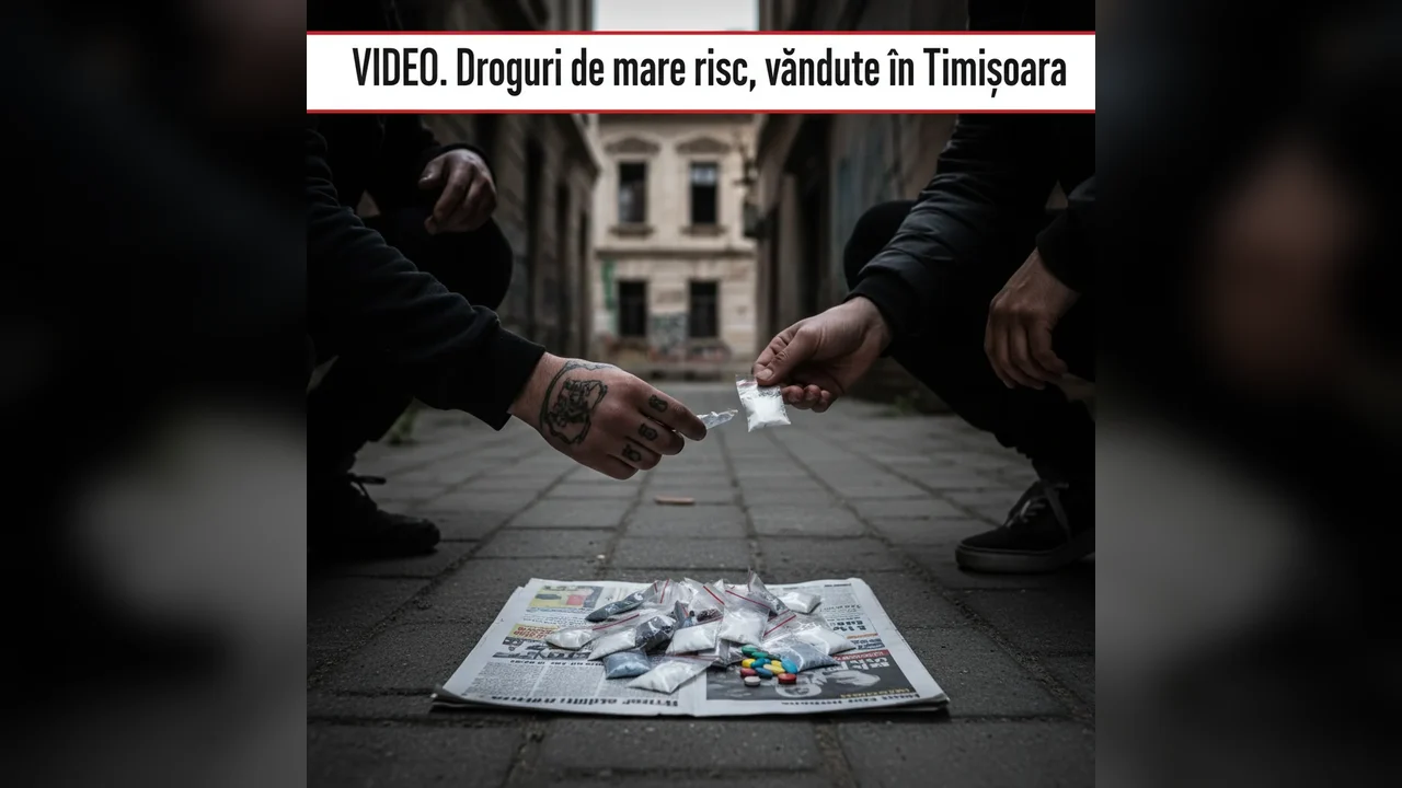 VIDEO. Trafic de droguri de mare risc descoperit în Timișoara
