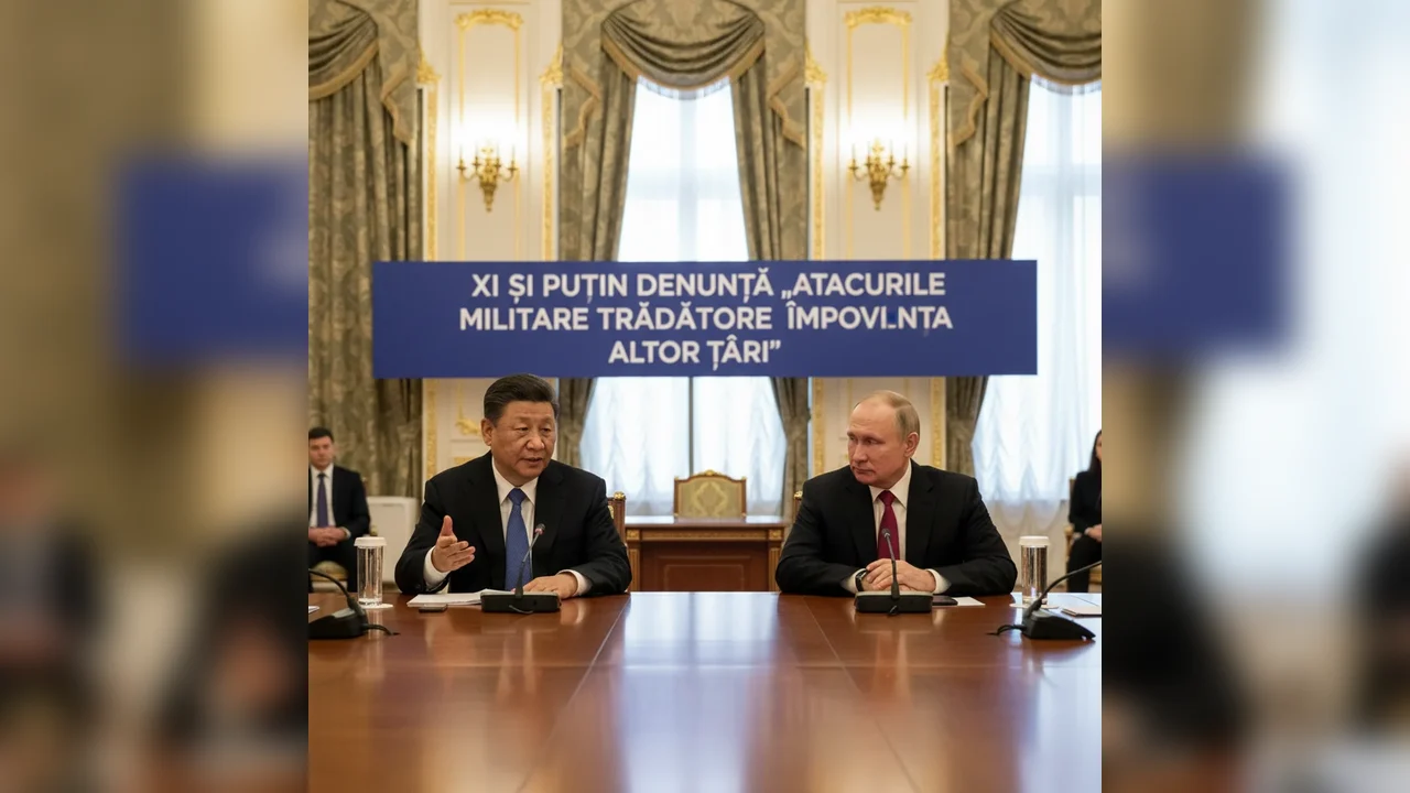 Xi și Putin condamnă atacurile militare împotriva statelor